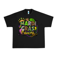 Black mardi gras princess Urban Heavy Tee - OliviaCreatesArt
