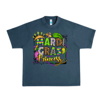 Midnight Navy mardi gras princess Urban Heavy Tee - OliviaCreatesArt