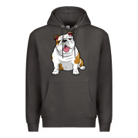 English Bulldogs Awesome Funny Bulldog Pups Dogs Premium Hoodie | Teevron