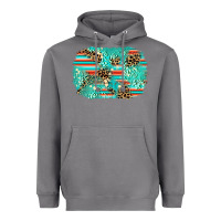 Storm leopard turquoise glitter background Heavyweight Hoodie - AdoDesignShop