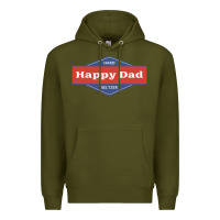 Army Green happy dad hard seltzer Premium Hoodie - maiPhamDesign