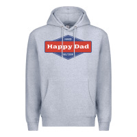 Heather Grey happy dad hard seltzer Premium Hoodie - maiPhamDesign