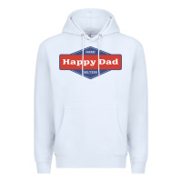 White happy dad hard seltzer Premium Hoodie - maiPhamDesign