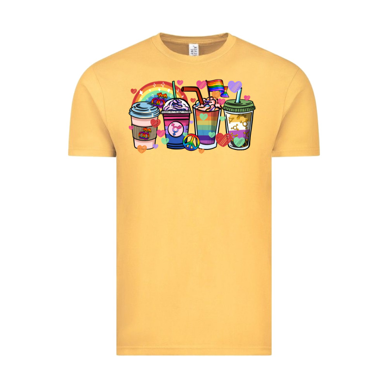 Lgbtq Coffee Cups Vintage Tee by HowdyJamesFarm | Teevron