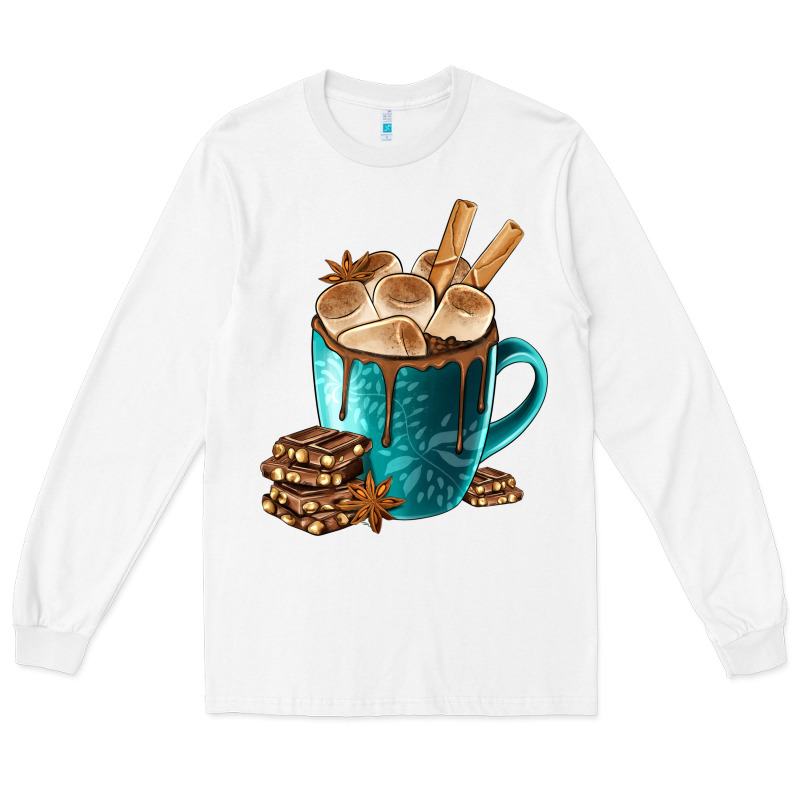Chocolate And Coffee Long Sleeve Tee by FaDigitalArtStudio | Teevron