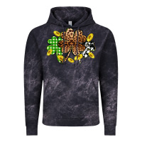 Cloud Black St. Patrick's Day shamrocks Vintage Hoodie - OliviaCreatesArt
