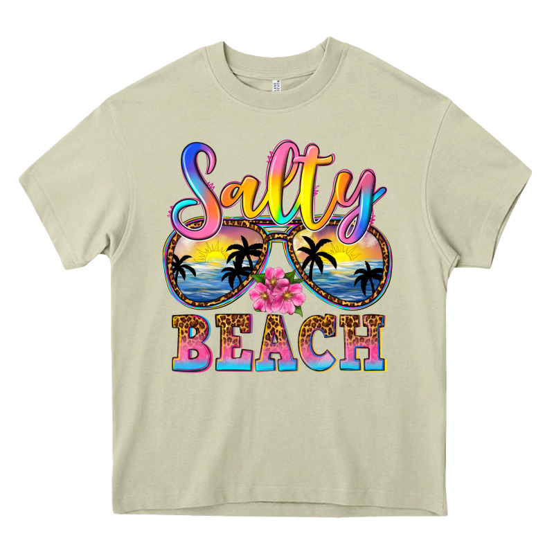 Salty Beach Heavy Core Tee by NancyCooperArtShop | Teevron
