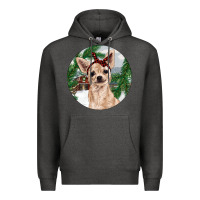 Charcoal Heather Chihuahua And Farm Premium Hoodie - RanaPortraitStore