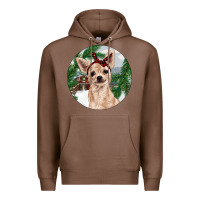 Chestnut Chihuahua And Farm Premium Hoodie - RanaPortraitStore