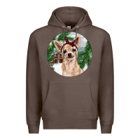Coffee Chihuahua And Farm Premium Hoodie - RanaPortraitStore