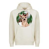 Oatmeal Heather Chihuahua And Farm Premium Hoodie - RanaPortraitStore