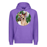 Purple Chihuahua And Farm Premium Hoodie - RanaPortraitStore