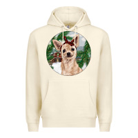 Sandshell Chihuahua And Farm Premium Hoodie - RanaPortraitStore