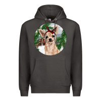 Smoke Chihuahua And Farm Premium Hoodie - RanaPortraitStore