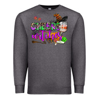 Charcoal Heather cheers witches Premium Sweatshirt - AdoDesignShop