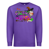 Purple cheers witches Premium Sweatshirt - AdoDesignShop