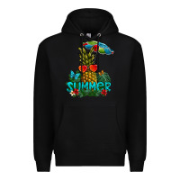Black Summer Premium Hoodie - CowhideDigitalArt