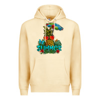 Pina Colada Summer Premium Hoodie - CowhideDigitalArt