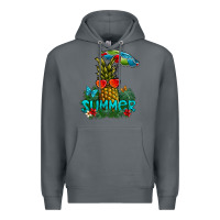 Rock Summer Premium Hoodie - CowhideDigitalArt