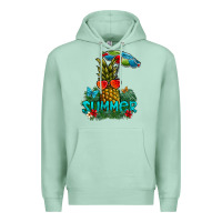 Seafoam Summer Premium Hoodie - CowhideDigitalArt