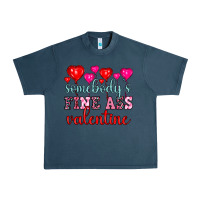Midnight Navy somebody's fine ass valentine Urban Heavy Tee - OliviaCreatesArt