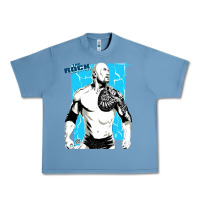 Pebble Blue the rock power Urban Heavy Tee - maiPhamDesign