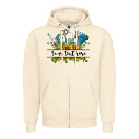 Customize Nail Tools With Sunflower Preview Zipper Hoodie | Teevron