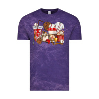 Cloud Purple Baseball coffee cups Vintage Tee - HowdyJamesFarm