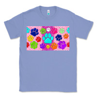 Colony Blue paw print Classic Tee - TumblerDesignByShophia