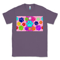 Lavender paw print Classic Tee - TumblerDesignByShophia