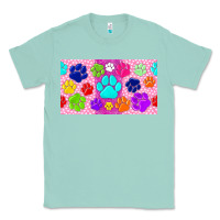 Seafoam paw print Classic Tee - TumblerDesignByShophia