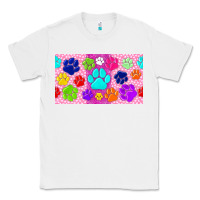 White paw print Classic Tee - TumblerDesignByShophia