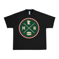 Black Classic Minnesota Hockey MN Outline Pullover Hoodie Urban Heavy Tee - maiPhamDesign