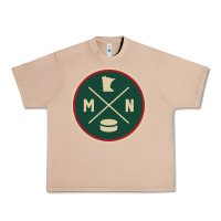 Burro Classic Minnesota Hockey MN Outline Pullover Hoodie Urban Heavy Tee - maiPhamDesign