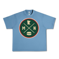 Pebble Blue Classic Minnesota Hockey MN Outline Pullover Hoodie Urban Heavy Tee - maiPhamDesign