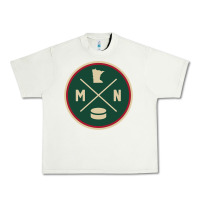 Pistachio Classic Minnesota Hockey MN Outline Pullover Hoodie Urban Heavy Tee - maiPhamDesign
