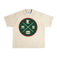 Sandshell Classic Minnesota Hockey MN Outline Pullover Hoodie Urban Heavy Tee - maiPhamDesign