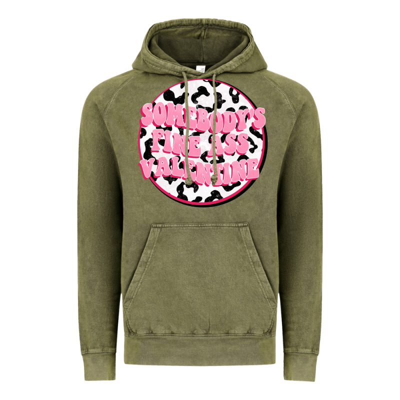 Somebody's Fine Ass Valentine Vintage Hoodie by FaDigitalArtStudio | Teevron