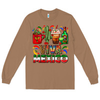 Toasted Coconut Viva Mexico Coffee Cups With Cactus And Tequila Long Sleeve Tee - FaDigitalArtStudio