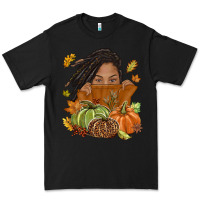 Black Fall with black girl Premium Tee - NancyCooperArtShop