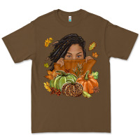 Cacao Fall with black girl Premium Tee - NancyCooperArtShop