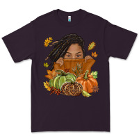 Plum Fall with black girl Premium Tee - NancyCooperArtShop