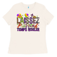 Bone Loissez les bon temps rouler with balloon Ladies Tee - HowdyJamesFarm