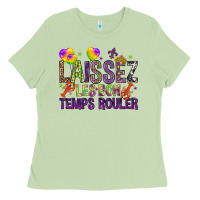 Matcha Loissez les bon temps rouler with balloon Ladies Tee - HowdyJamesFarm