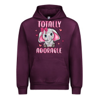 Mauve Wine totally adorable Urban Hoodie - JahusDesignShop