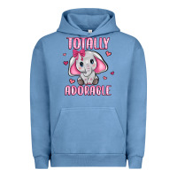 Pigment Pebble Blue totally adorable Urban Hoodie - JahusDesignShop