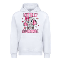 White totally adorable Urban Hoodie - JahusDesignShop