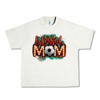 Pistachio blessed soccer mom lightbulb letters Urban Heavy Tee - OliviaCreatesArt