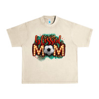 Sandshell blessed soccer mom lightbulb letters Urban Heavy Tee - OliviaCreatesArt
