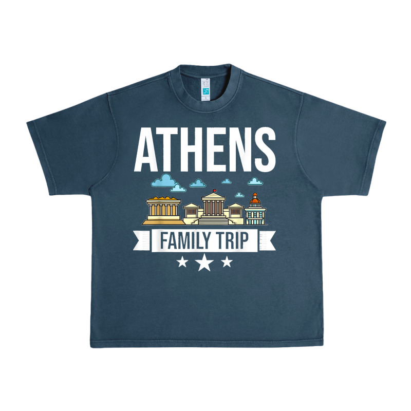 Athens Greece City Trip Skyline Map Travel Urban Heavy Tee by maiPhamDesign | Teevron